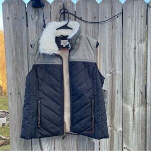 Stylish Black and Gray Women's Vest